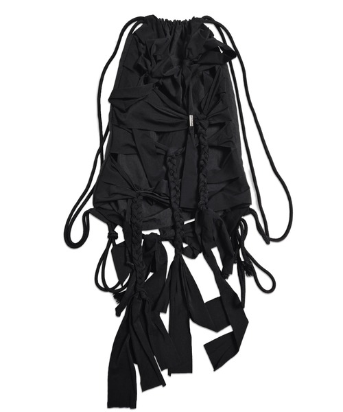 L.H.P（エルエイチピー）の「JUNGDO/ジョンド/FLUTTER GYM SACK（バックパック/リュック・レディース・ブラック/グレー・F）」の7枚目の写真