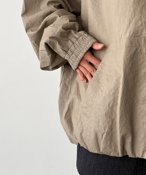 CANAL JEAN(キャナルジーン)の「choice_cnl 合皮ZIPパーカー(ブルゾン・レディース・ベージュ・X-LARGE/LARGE)」の14枚目の写真