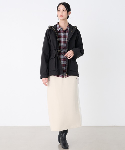 Arnold Palmer（アーノルドパーマー）の「フライヨーク フードジャケット（ミリタリージャケット・レディース・ブルーグレー/ベージュ/ブラック・S/L/M）」の9枚目の写真