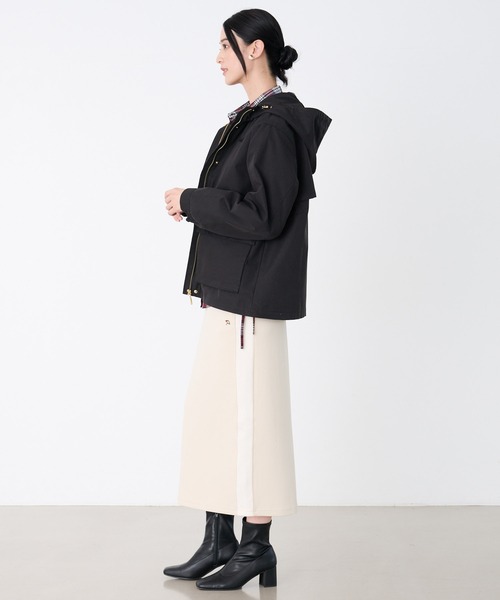 Arnold Palmer（アーノルドパーマー）の「フライヨーク フードジャケット（ミリタリージャケット・レディース・ブルーグレー/ベージュ/ブラック・S/L/M）」の10枚目の写真