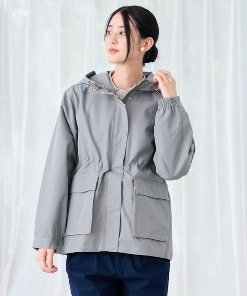 Arnold Palmer（アーノルドパーマー）の「フライヨーク フードジャケット（ミリタリージャケット・レディース・ブルーグレー/ベージュ/ブラック・S/L/M）」の5枚目の写真