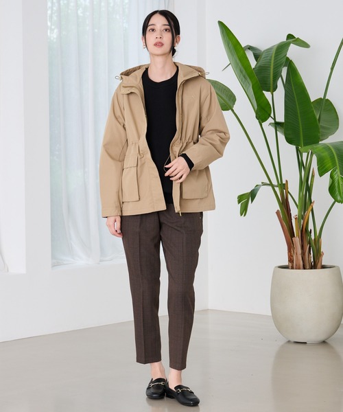 Arnold Palmer（アーノルドパーマー）の「フライヨーク フードジャケット（ミリタリージャケット・レディース・ブルーグレー/ベージュ/ブラック・S/L/M）」の8枚目の写真