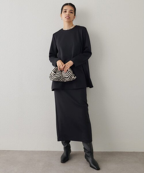 Whim Gazette（ウィムガゼット）の「ハイウエストジャージースカート