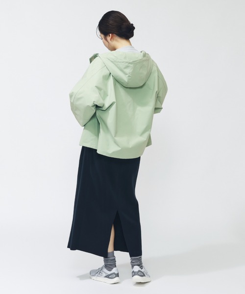 NEW BALANCE（ニューバランス）の「【アルペン限定】 ニューバランス New Balance THE CITY フーデッドウーブンジャケット（ブルゾン・レディース・アイボリー/ブラック/グリーン・S/M/L/XL）」の9枚目の写真