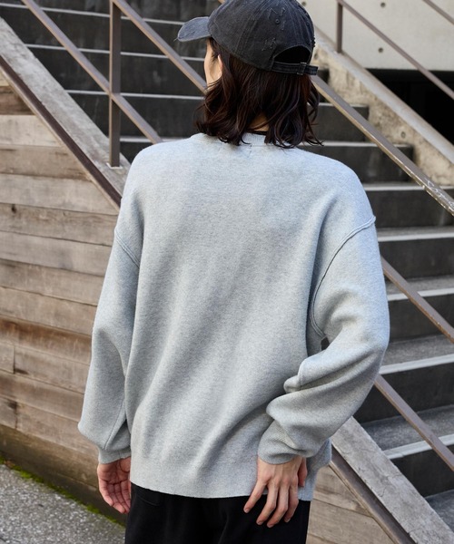 KANGOL/カンゴール 別注 ロゴ ワンポイント刺繍スウェットライククルー