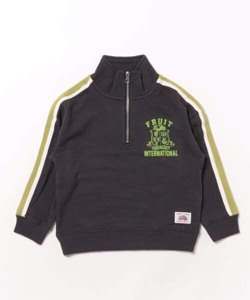 FRUIT OF THE LOOM(フルーツオブザルーム)の「ハーフジップスウェット / キッズ / スポーツ / ユニセックス(スウェット・キッズ・ブラック/パープル・110cm/130cm/150cm)」の10枚目の写真