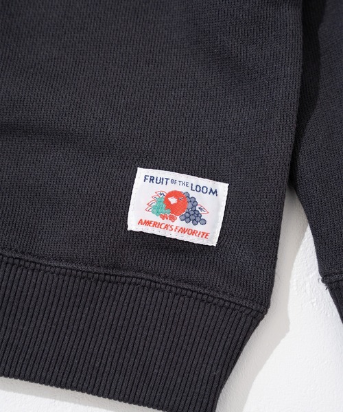 FRUIT OF THE LOOM(フルーツオブザルーム)の「ハーフジップスウェット / キッズ / スポーツ / ユニセックス(スウェット・キッズ・ブラック/パープル・110cm/130cm/150cm)」の5枚目の写真