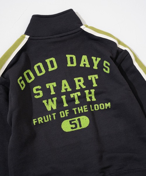FRUIT OF THE LOOM(フルーツオブザルーム)の「ハーフジップスウェット / キッズ / スポーツ / ユニセックス(スウェット・キッズ・ブラック/パープル・110cm/130cm/150cm)」の8枚目の写真