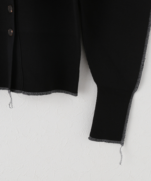 PROVOKE (プロヴォーク)の「【PROVOKE/プロヴォーク】 COCOON SLEEVE VN CD:カーディガン(ニット/セーター・レディース・ブラック・FREE)」の3枚目の写真