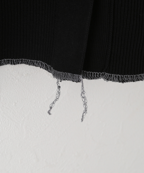 PROVOKE (プロヴォーク)の「【PROVOKE/プロヴォーク】 COCOON SLEEVE VN CD:カーディガン(ニット/セーター・レディース・ブラック・FREE)」の4枚目の写真