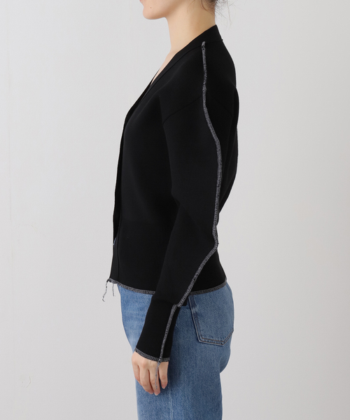 PROVOKE (プロヴォーク)の「【PROVOKE/プロヴォーク】 COCOON SLEEVE VN CD:カーディガン(ニット/セーター・レディース・ブラック・FREE)」の9枚目の写真