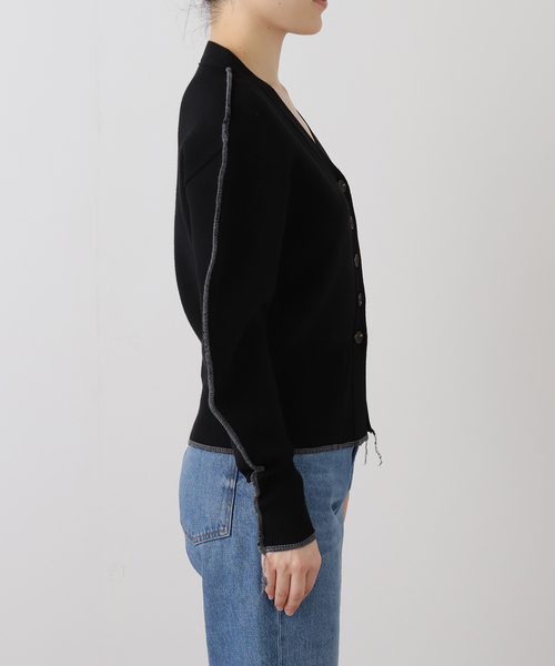 PROVOKE (プロヴォーク)の「【PROVOKE/プロヴォーク】 COCOON SLEEVE VN CD:カーディガン(ニット/セーター・レディース・ブラック・FREE)」の11枚目の写真