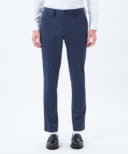 MACKINTOSH PHILOSOPHY(マッキントッシュ フィロソフィー)の「テーラードジャージー パンツ ウインドペンプリント(その他パンツ・メンズ・ネイビー・40/38)」の4枚目の写真