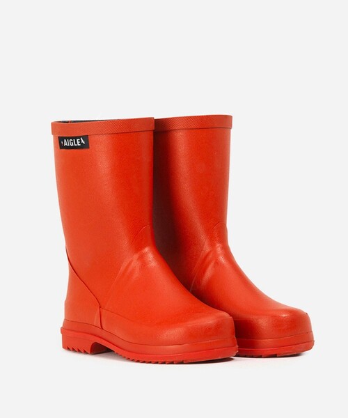 AIGLE(エーグル)の「防水 フレンチローリーラバーブーツ(レインシューズ・キッズ・レッド/イエロー/ネイビー・29/28/31/30/32)」の18枚目の写真