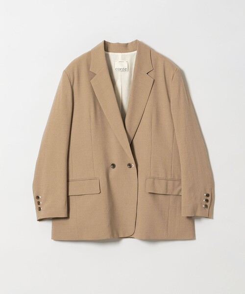 conte＞ダブル テーラードジャケット（テーラードジャケット）｜conte