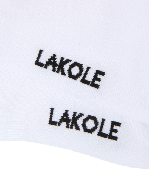 LAKOLE（ラコレ）の「配色ラインショートソックス / 970241（ソックス/靴下・メンズ・グレー/レッド・FREE）」の4枚目の写真