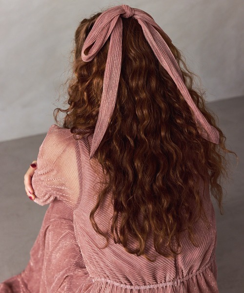 darial（ダリアル）の「【darial】lame pleats dress ラメ プリーツ ドレス（ドレス・レディース・ピンク/シルバー×ゴールド/ブラック・S/M）」の11枚目の写真