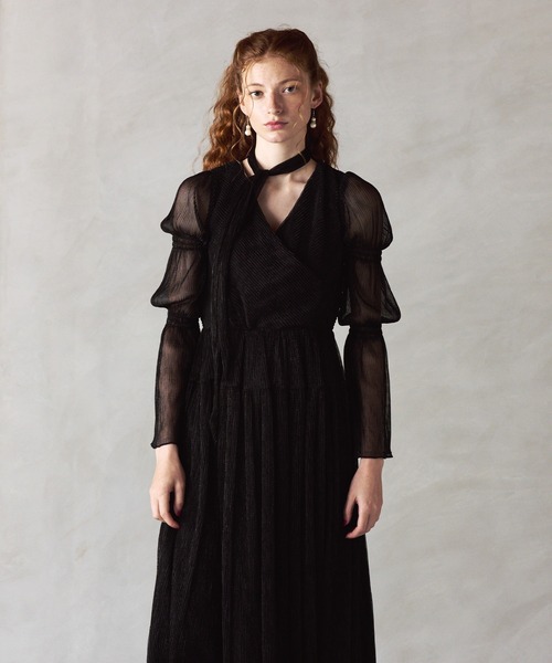 darial（ダリアル）の「【darial】lame pleats dress ラメ プリーツ ドレス（ドレス・レディース・ピンク/シルバー×ゴールド/ブラック・S/M）」の16枚目の写真