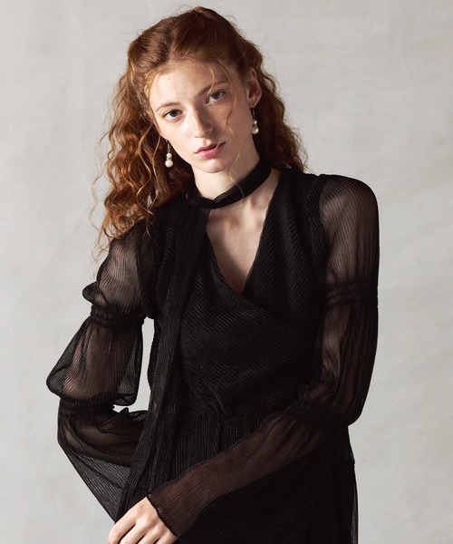 darial（ダリアル）の「【darial】lame pleats dress ラメ プリーツ ドレス（ドレス・レディース・ピンク/シルバー×ゴールド/ブラック・S/M）」の17枚目の写真