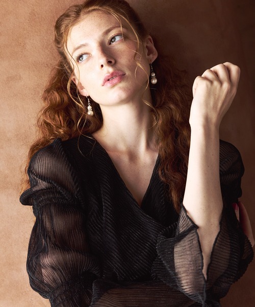 darial（ダリアル）の「【darial】lame pleats dress ラメ プリーツ ドレス（ドレス・レディース・ピンク/シルバー×ゴールド/ブラック・S/M）」の18枚目の写真