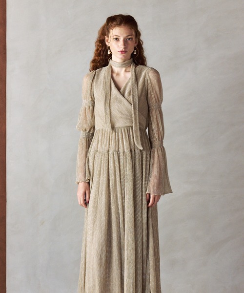 【未使用タグ付き】SNIDEL ラメプリーツドレス 未使用タグ付き】SNIDEL ラメプリーツドレス 未使用タグ付き】SNIDEL