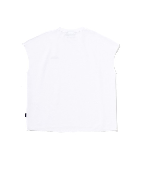 THOUSAND MILE（サウザンドマイル）の「[L's]FRENCH SLEEVE T-SHIRT TECH WAFFLE/フレンチスリーブTシャツ（Tシャツ/カットソー・レディース・グレイッシュベージュ/オフホワイト/ネイビー/スミクロ・FREE）」の13枚目の写真