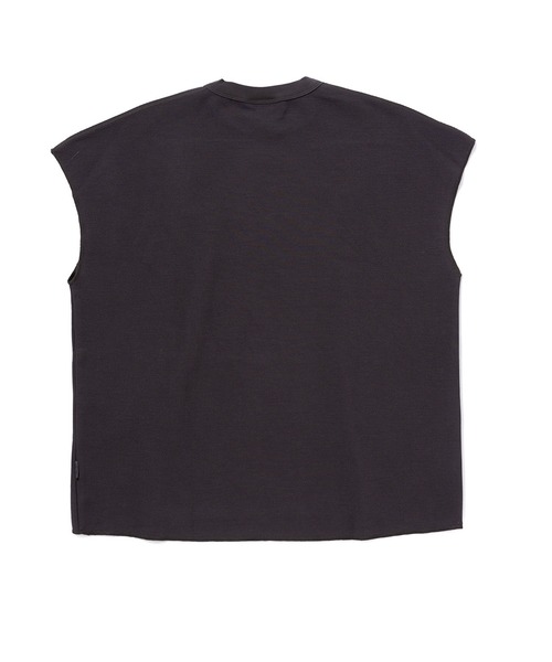 THOUSAND MILE（サウザンドマイル）の「[L's]FRENCH SLEEVE T-SHIRT TECH WAFFLE/フレンチスリーブTシャツ（Tシャツ/カットソー・レディース・グレイッシュベージュ/オフホワイト/ネイビー/スミクロ・FREE）」の19枚目の写真