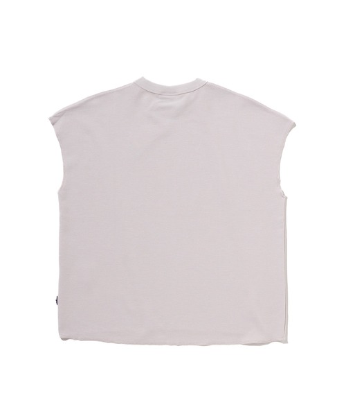 THOUSAND MILE（サウザンドマイル）の「[L's]FRENCH SLEEVE T-SHIRT TECH WAFFLE/フレンチスリーブTシャツ（Tシャツ/カットソー・レディース・グレイッシュベージュ/オフホワイト/ネイビー/スミクロ・FREE）」の20枚目の写真