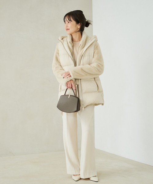 plage（プラージュ）の「DUNO / デュノ 別注 FRAKE コート（ダウンジャケット/コート・レディース・ナチュラル/グレー・FREE）」の7枚目の写真