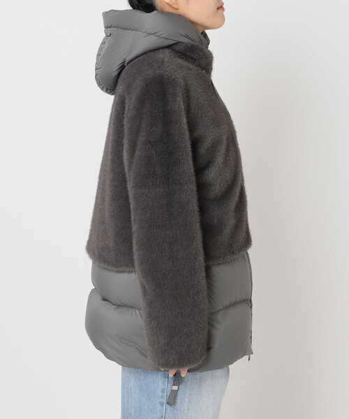 plage（プラージュ）の「DUNO / デュノ 別注 FRAKE コート（ダウンジャケット/コート・レディース・ナチュラル/グレー・FREE）」の13枚目の写真