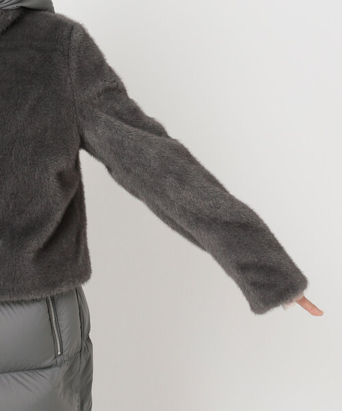 plage（プラージュ）の「DUNO / デュノ 別注 FRAKE コート（ダウンジャケット/コート・レディース・ナチュラル/グレー・FREE）」の14枚目の写真