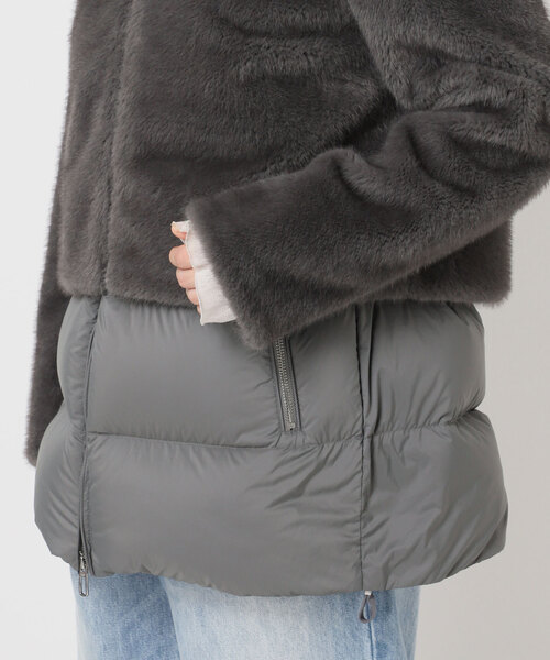 plage（プラージュ）の「DUNO / デュノ 別注 FRAKE コート（ダウンジャケット/コート・レディース・ナチュラル/グレー・FREE）」の15枚目の写真