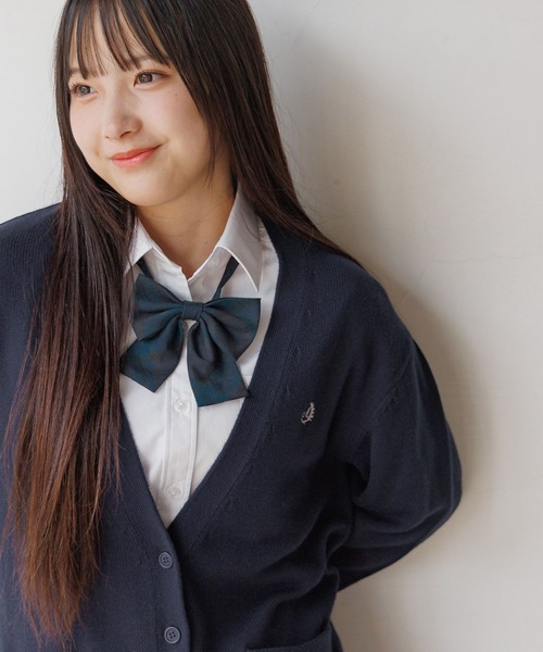 GLOBAL WORK(グローバルワーク)の「ロゴ刺繍スクールカーディガン/AND YUA ANY/593404(カーディガン/ボレロ・キッズ・ベージュ/ネイビー/ワインレッド/ホワイト系その他3・MEDIUM/LARGE)」の22枚目の写真