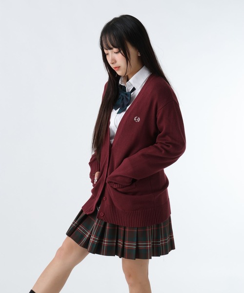 GLOBAL WORK(グローバルワーク)の「ロゴ刺繍スクールカーディガン/AND YUA ANY/593404(カーディガン/ボレロ・キッズ・ベージュ/ネイビー/ワインレッド/ホワイト系その他3・MEDIUM/LARGE)」の19枚目の写真
