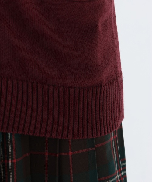 GLOBAL WORK(グローバルワーク)の「ロゴ刺繍スクールカーディガン/AND YUA ANY/593404(カーディガン/ボレロ・キッズ・ベージュ/ネイビー/ワインレッド/ホワイト系その他3・MEDIUM/LARGE)」の20枚目の写真
