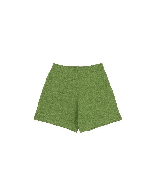 ELCHELE(エルチェレ)の「KNIT SHORT PANTS(その他パンツ・レディース・ブラックミックス/パープル/グリーン系・36/38)」の6枚目の写真