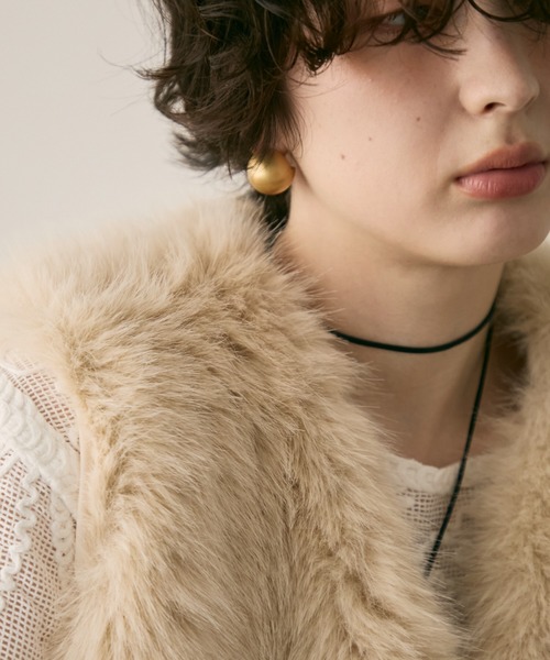 Trish(トリッシュ)の「マットサークルピアス(ピアス(両耳用)・レディース・ゴールド/シルバー・FREE)」の7枚目の写真