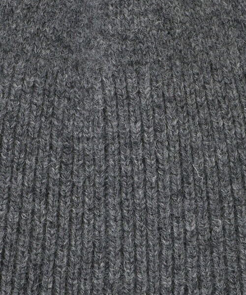 UNITED ARROWS（ユナイテッドアローズ）の「リボン ニットキャップ（ニットキャップ/ビーニー・レディース・グレー系/ブラック・FREE）」の9枚目の写真