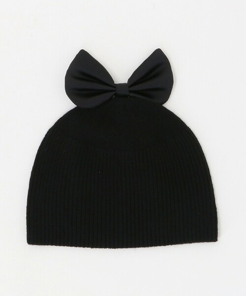 UNITED ARROWS（ユナイテッドアローズ）の「リボン ニットキャップ（ニットキャップ/ビーニー・レディース・グレー系/ブラック・FREE）」の13枚目の写真