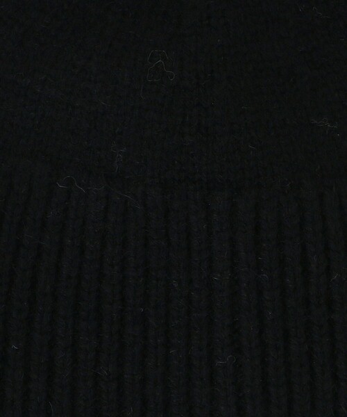 UNITED ARROWS（ユナイテッドアローズ）の「リボン ニットキャップ（ニットキャップ/ビーニー・レディース・グレー系/ブラック・FREE）」の15枚目の写真