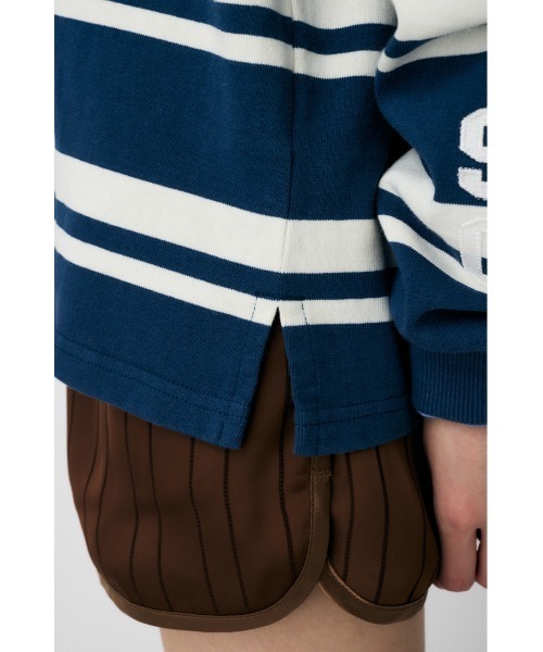 BP/MS STRIPED RUGBY ロングスリーブシャツ（シャツ/ブラウス