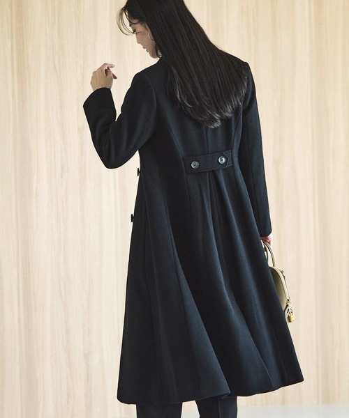 【美品】LAD 21AW フレアチェスターコート黒42 美品】LAD 21AW フレアチェスターコート黒42 美品】LAD 21AW フレア