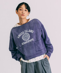 Freada | Freada/フリーダ ボートネック 短丈スウェット(スウェット)