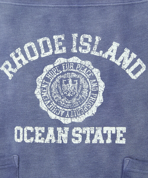 Freada（フリーダ）の「Freada/フリーダ ボートネック 短丈スウェット（スウェット・レディース・グレー/ネイビー・ONE SIZE）」の3枚目の写真