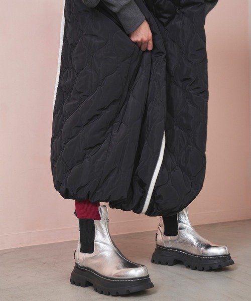 SWEAT DOCKING QUILTING OP（ワンピース）｜OMMO（オーエムエムオー