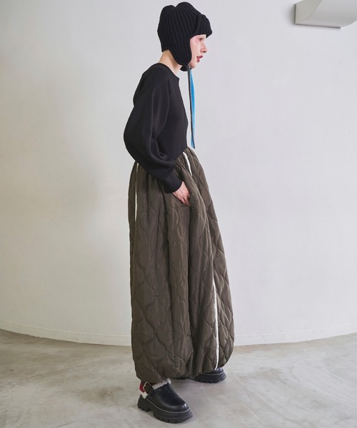 SWEAT DOCKING QUILTING OP（ワンピース）｜OMMO（オーエムエムオー