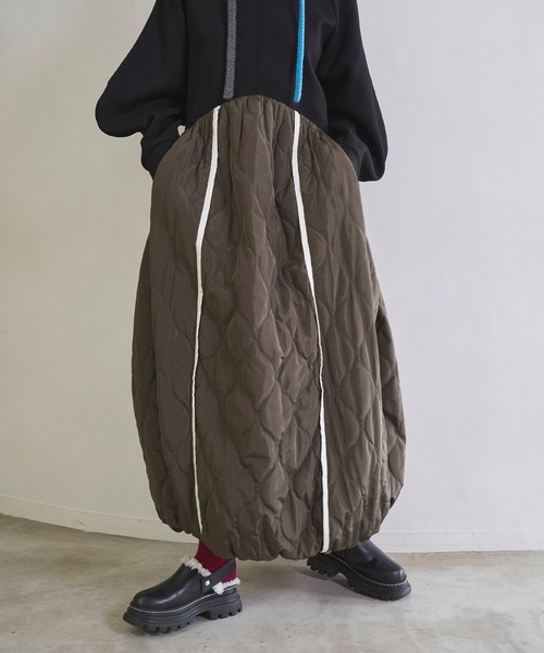 SWEAT DOCKING QUILTING OP（ワンピース）｜OMMO（オーエムエムオー