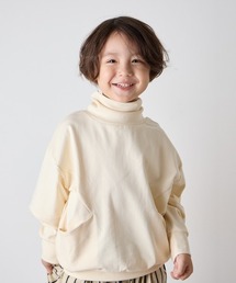 riziere | モックネックデザインカットソー(Tシャツ/カットソー)