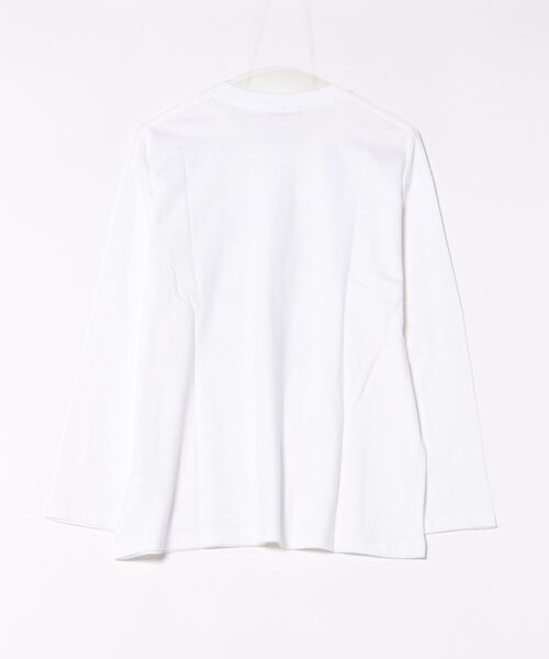 almo（アルモ）の「【portulaca】ワンチャン柄ロンTee（Tシャツ/カットソー・レディース・ホワイト・FREE）」の5枚目の写真
