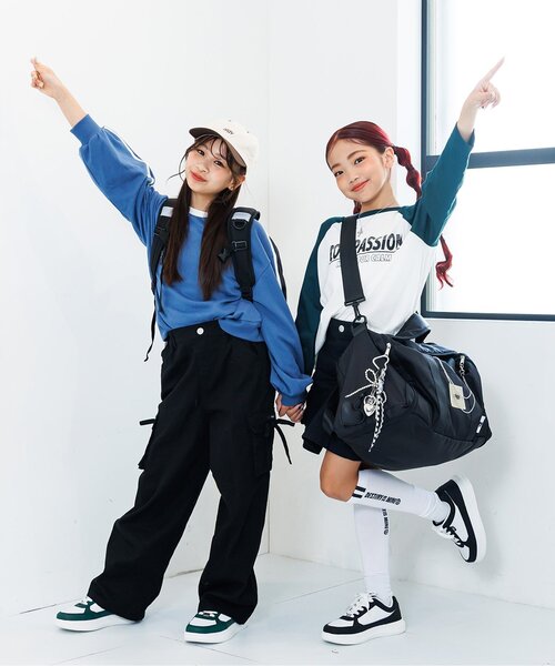 algy（アルジー）の「りぼんカーゴパンツ（カーゴパンツ・キッズ・ブルー/グレー/ブラック・XX-SMALL/X-SMALL/SMALL/MEDIUM）」の6枚目の写真